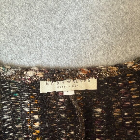 Bryn Walker Womens Chunky‎ Knit Open Front Sweater Drape Wrap Wool Blend Large - Picture 3 of 16